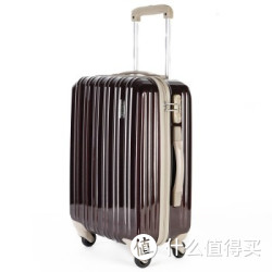 Diplomat 外交官 TC-5242 咖啡色PC材质万向轮20英寸拉杆箱