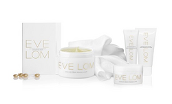 EVE LOM Deluxe 清洁套装（洁面膏200+30ml+洁面巾+洁面乳50ml+TLC亮泽面霜15ml+抗老胶囊）