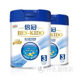 伊利 倍冠 幼儿配方奶粉（3段 12-36月幼儿适用）800g/罐装*2 