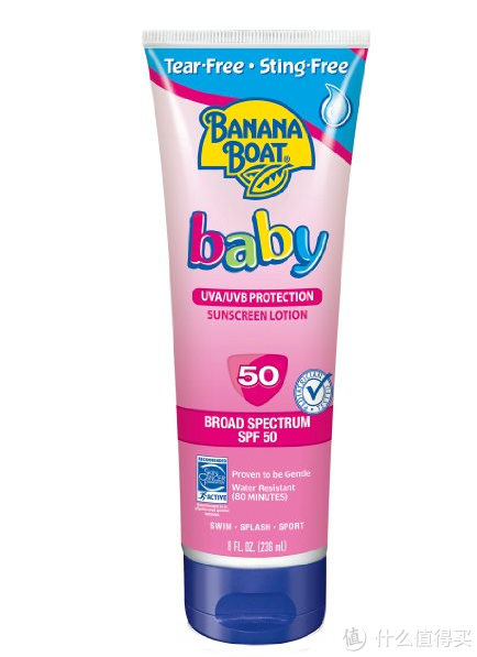 凑单品：Banana Boat 香蕉船 Baby Sunscreen 婴儿防晒霜 236ml（SPF 50）