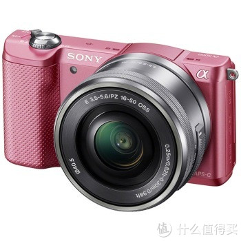 SONY 索尼 ILCE-5000L/α5000 微单单镜套机 粉色（16-50mm）