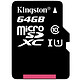 Kingston 金士顿 64GB Class10 TF卡（读速48Mb/s ）