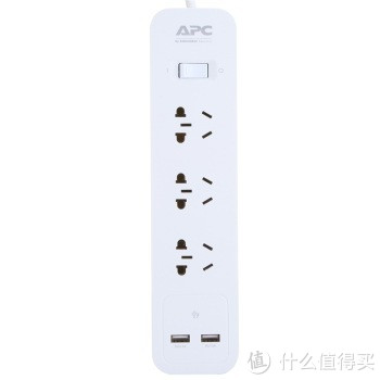施耐德（APC） P1030U-CN 3孔 带USB充电接口 过载保护 插座 接线板 插排  1.5米