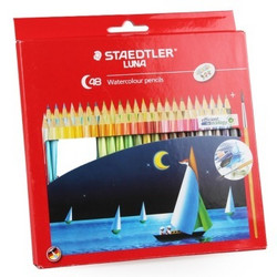 限地区：STAEDTLER 施德楼 13710C48  48色水溶性彩色铅笔（赠画笔）