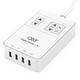 QIC TP2A4U 智能USB充电插排 4位 1.5米 白色*2