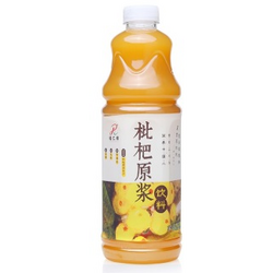 移动端：福仁缘 纯正枇杷原浆饮料 枇杷汁 1.25L/瓶*2