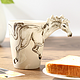 3D立体纯手绘动物杯-白马款