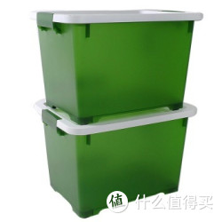 Citylong 禧天龙 6093 半透明塑料滑轮整理箱 22L*4个 +NBA袜子 6双+洗衣液 500g