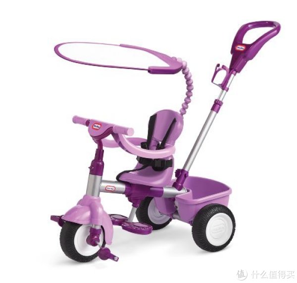 little tikes 小泰克 3合1推行三轮车 紫色 + 钥匙链