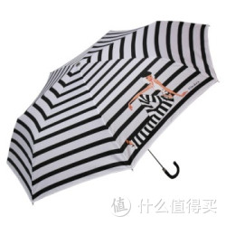 Paradise 天堂伞 条纹丝印三折晴雨伞