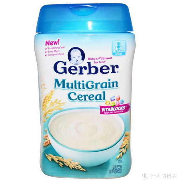 Gerber 嘉宝 婴儿米粉米糊 3段 227g*3罐