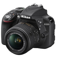 再特价：Nikon 尼康 D3300 单反套机（含18-55mm VR镜头）
