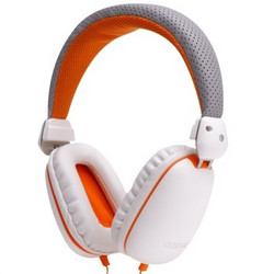 dostyle HS202头戴式立体声耳麦 游戏耳机 电脑耳麦 多用线控 皓月白