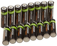 新低价：AmazonBasics 亚马逊倍思 AA 5号镍氢充电电池 (16 节,2000mAh)