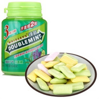 DOUBLEMINT 绿箭 口香糖 薄荷味混合装 64g*3瓶