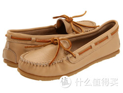 38.5码起：MINNETONKA 迷你唐卡 MOC 女士真皮平底单鞋