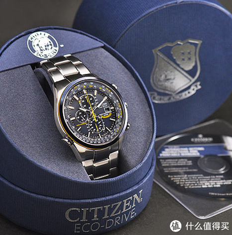 CITIZEN 西铁城 AT8020-54L 蓝天使 男款多功能腕表（六局电波/光动能/蓝宝石/200米防水）