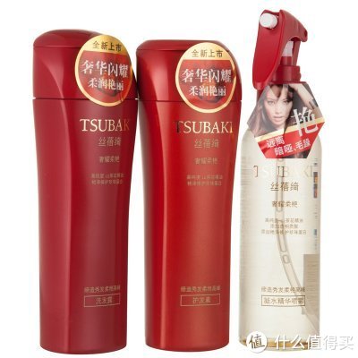 TSUBAKI 丝蓓绮 奢耀柔艳洗护套装（洗护200ml*2+精华喷雾160ml）