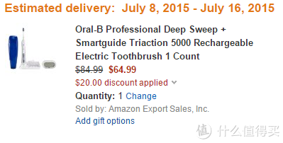Oral-B 欧乐-B Professional Deep Sweep 5000 声波电动牙刷简装版