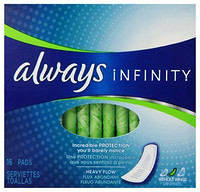 凑单品：always Infinity 超薄直条无护翼大流量卫生巾 16片