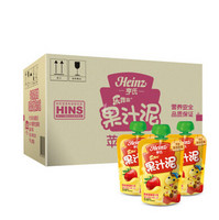 Heinz 亨氏 乐维滋果汁泥 苹果草莓 120g*24袋