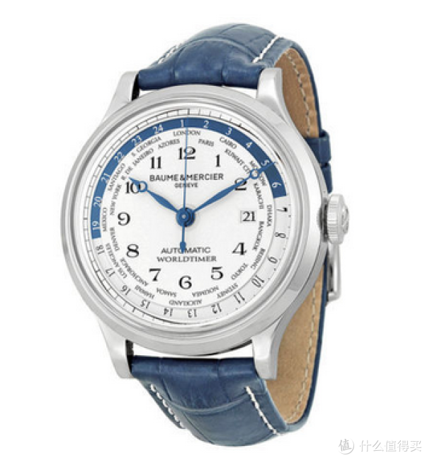 BAUME & MERCIER 名士 Capeland Worldtimer 卡普蓝世界时间系列 M0A10106 男款机械腕表