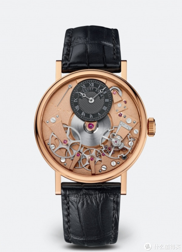 高端秀:BREGUET 宝玑 Tradition 传世系列 7027BRR99V6 男款18K玫瑰金机械腕表