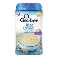 Gerber 嘉宝 高铁纯大米1段米粉 婴幼儿辅食米糊 227g