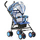 BACiUZZi 帕琦 婴儿推车 伞车 轻便型推车 可折叠设计 避震婴儿车 B0-普乐蓝