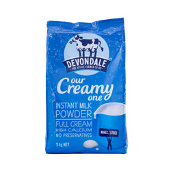 Devondale 德运 全脂高钙奶粉 1Kg*3袋