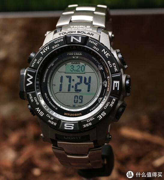 CASIO 卡西欧 PRW-3500T-7CR  登山系列 男款电波腕表（ 钛合金版）