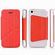 移动端：VOUNI 皮纹保护套 适用于苹果iPhone5C 中国红