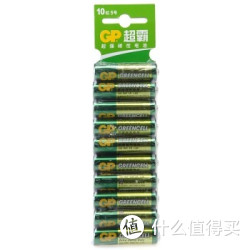 GP 超霸 GP15G-2ISP10 五号碳性电池 10粒/卡