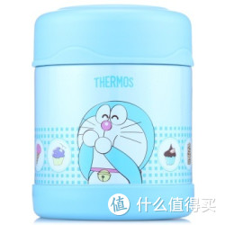THERMOS 膳魔师 F3001 Bl（DRM） 儿童双层高真空不锈钢辅食罐 300ml（蓝色）
