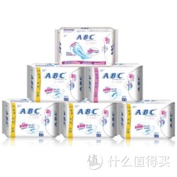 移动端:ABC 纤薄透气防侧漏 卫生巾6包(日32片+夜8片+加长夜3片)*5份