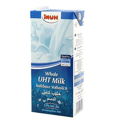 移动端：牧牌 全脂纯牛奶 1L 