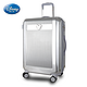 迪士尼新品拉杆箱 ABS+PC登机箱 商务旅行箱20/24寸万向轮行李箱 银白色 DSP-021 24寸