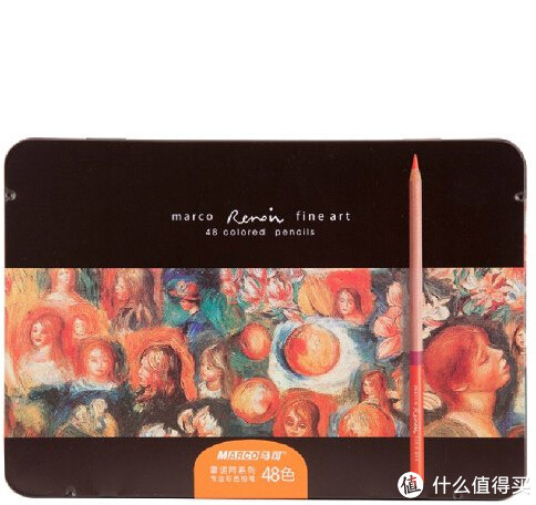 MARCO 马可 雷诺阿  3100-48TN 彩色铅笔 48色铁盒装（油性）