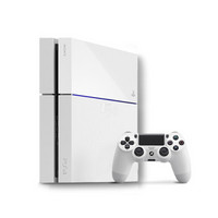 移动端：SONY 索尼 PlayStation4 白色 （主机+手柄1个+2张游戏兑换卡）