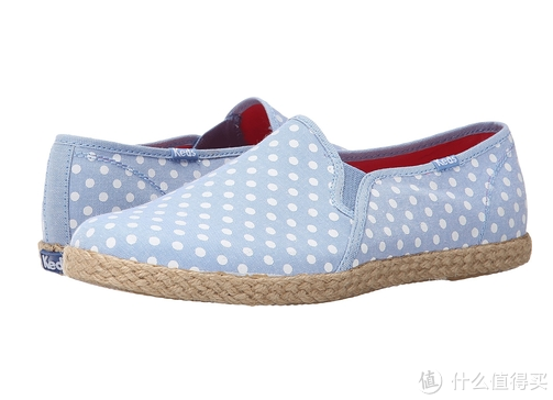 Keds Twin Gore w/ Jute Chambray Dot 女款帆布鞋