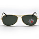 Ray-Ban 雷朋 RB3362 001/58 59mm 偏光蛤蟆太阳镜墨镜 灰绿片金架