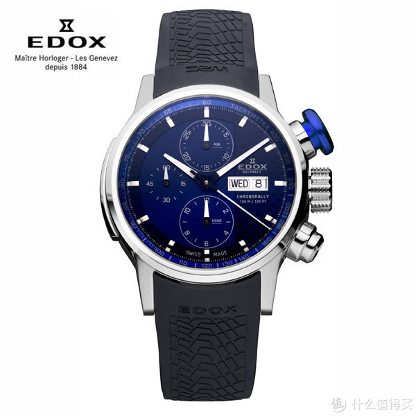 EDOX 依度 Chronorally系列 01116-3PBU-BUIN 男款机械腕表