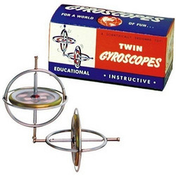 Originial TEDCO Gyroscope Twin Pak 金属美式机械陀螺 