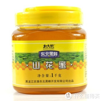 微信端：BEIDAHUANG 北大荒 东北黑蜂山花蜜 1000g*8瓶