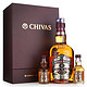  芝华士12年苏格兰威士忌700ml双酒伴礼盒（15年款）　