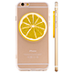 苹果6透明硅胶全包柠檬手机套