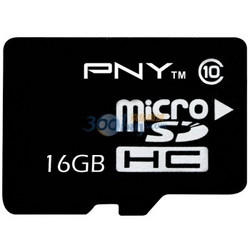 必恩威（PNY）16G TF（micro SD）存储卡（CLASS10）黑色