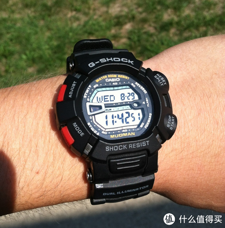 CASIO 卡西欧 G-SHOCK Mudman 泥人系列 G9000-1V 男士腕表