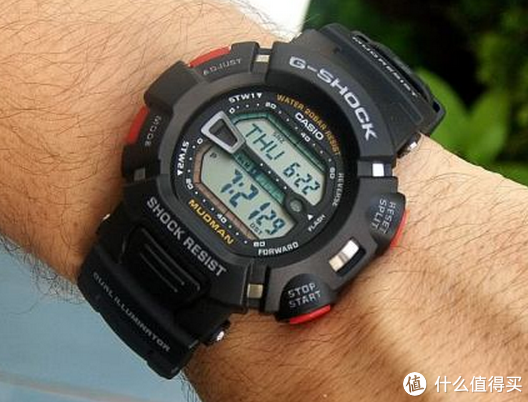 CASIO 卡西欧 G-SHOCK Mudman 泥人系列 G9000-1V 男士腕表