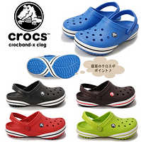 crocs 卡骆驰 Unisex Crocband-X 中性洞洞鞋（藏蓝色）